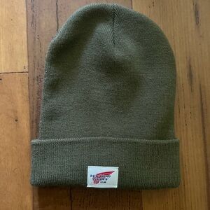 Red Wing Shoes Olive green beanie